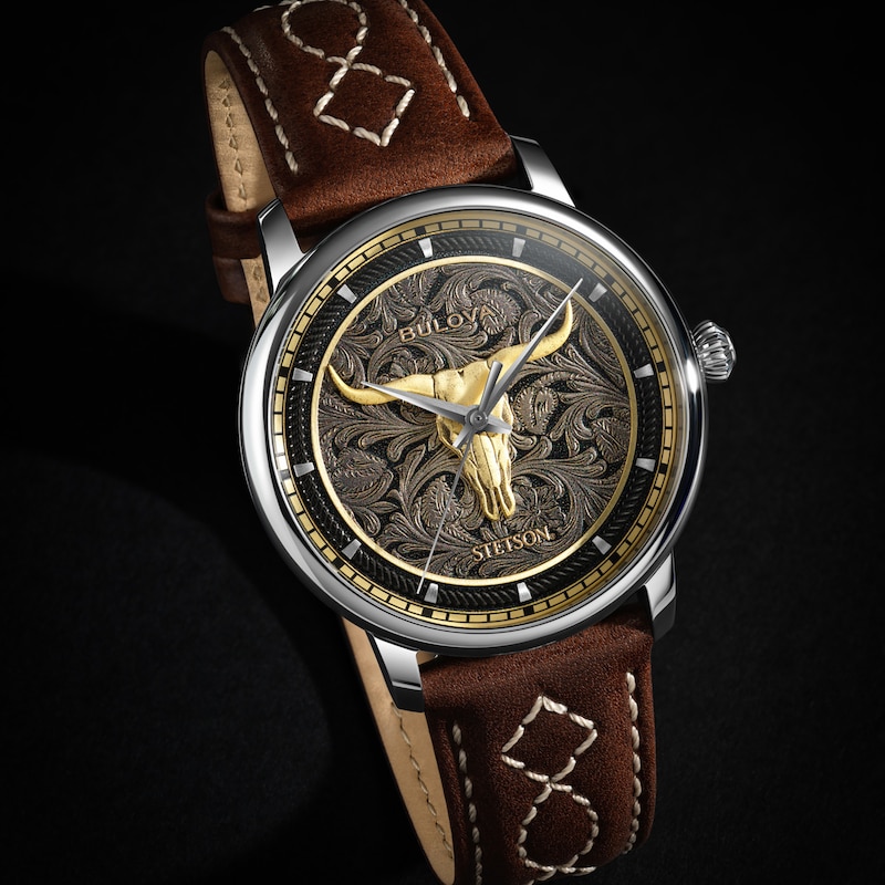 Main Image 5 of Bulova x Stetson Hudson Longhorn Automatic Men's Watch 96A334