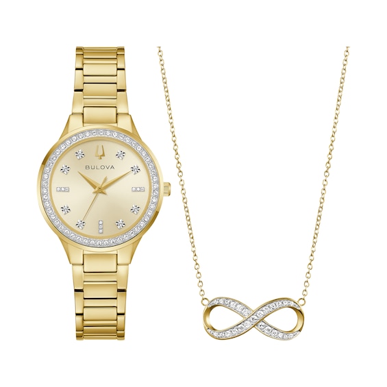Bulova Crystal Collection 30mm Women's Watch Set 97X105