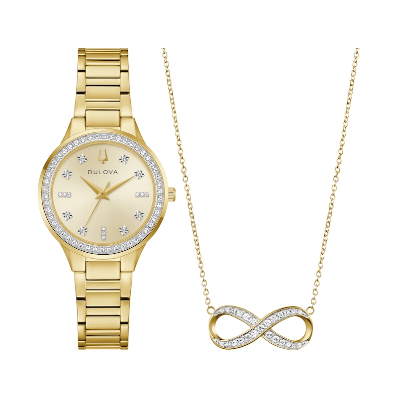 Main Image 1 of Bulova Crystal Collection 30mm Women's Watch Set 97X105