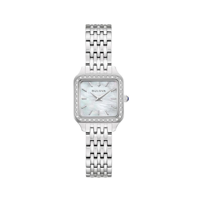 Main Image 1 of Bulova Classic Sutton Square Diamond 23mm Women's Watch 96R256