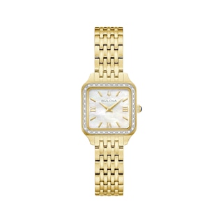 Bulova Classic Sutton Square Diamond 23mm Women's Watch 98R330