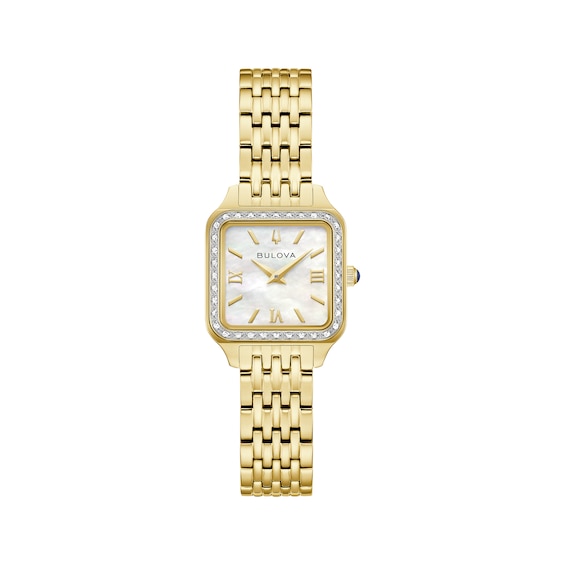 Bulova Classic Sutton Square Diamond 23mm Women's Watch 98R330
