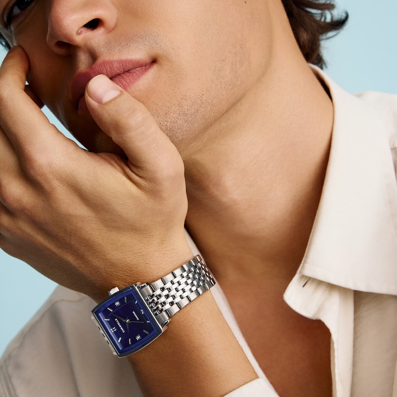 Main Image 4 of Caravelle by Bulova Diamond Accent Classic Men's Watch 43D108
