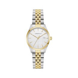 Caravelle by Bulova Classic Two-Tone 28mm Women's Watch 45M121