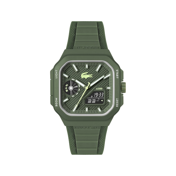 Lacoste LC33 Analog & Digital Square 45mm Men's Watch 2011505