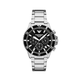 Emporio Armani World Explorer Solar-Powered Chronograph 43mm Men's Watch AR11739