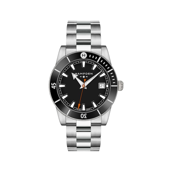 Hampden Sandburg Carbon All Steel 42mm Men's Watch 3 -008