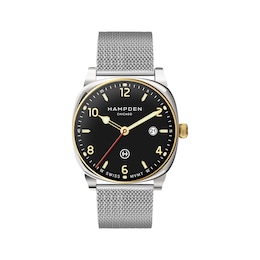 Hampden Algren Carbon Two Tone 40mm Men's Watch 2-004