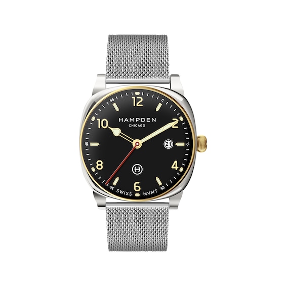 Hampden Algren Carbon Two Tone 40mm Men's Watch 2-004