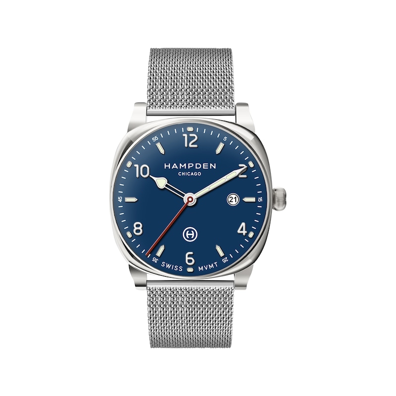 Main Image 1 of Hampden Algren Navy All Steel 40mm Men's Watch 2-011