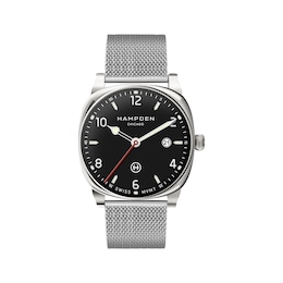 Hampden Algren Carbon All Steel 40mm Men's Watch 2-001