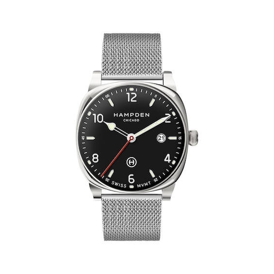 Hampden Algren Carbon All Steel 40mm Men's Watch 2-001