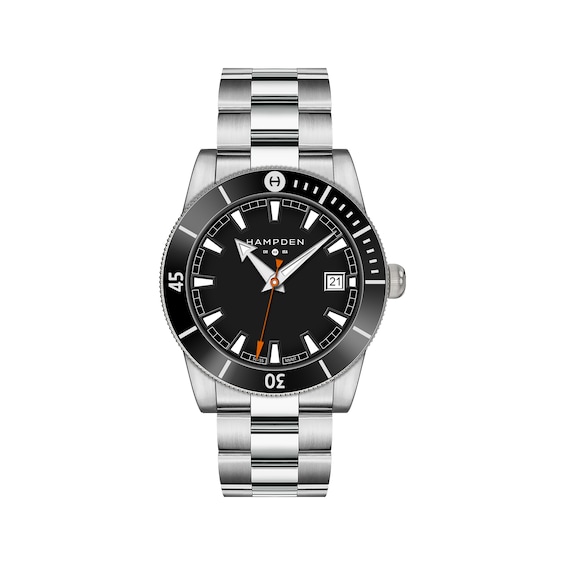Hampden Sandburg Carbon All Steel 42mm Men's Watch 3-006