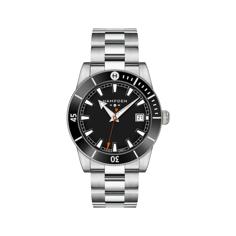 Main Image 1 of Hampden Sandburg Carbon All Steel 42mm Men's Watch 3-006