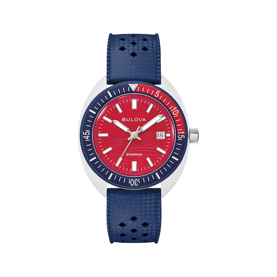 Bulova Snorkel Sail 4th 41mm Ceramic Men's Watch 98B474