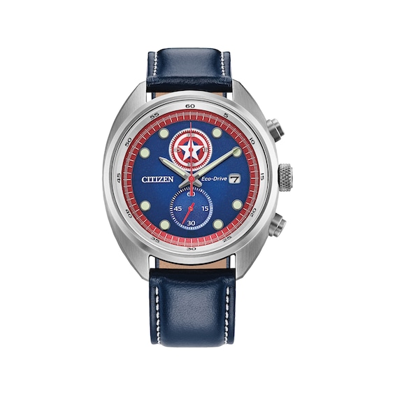 Marvel x Citizen Captain America 85th Anniversary Chronograph 41mm Men's Watch CA7046-46W