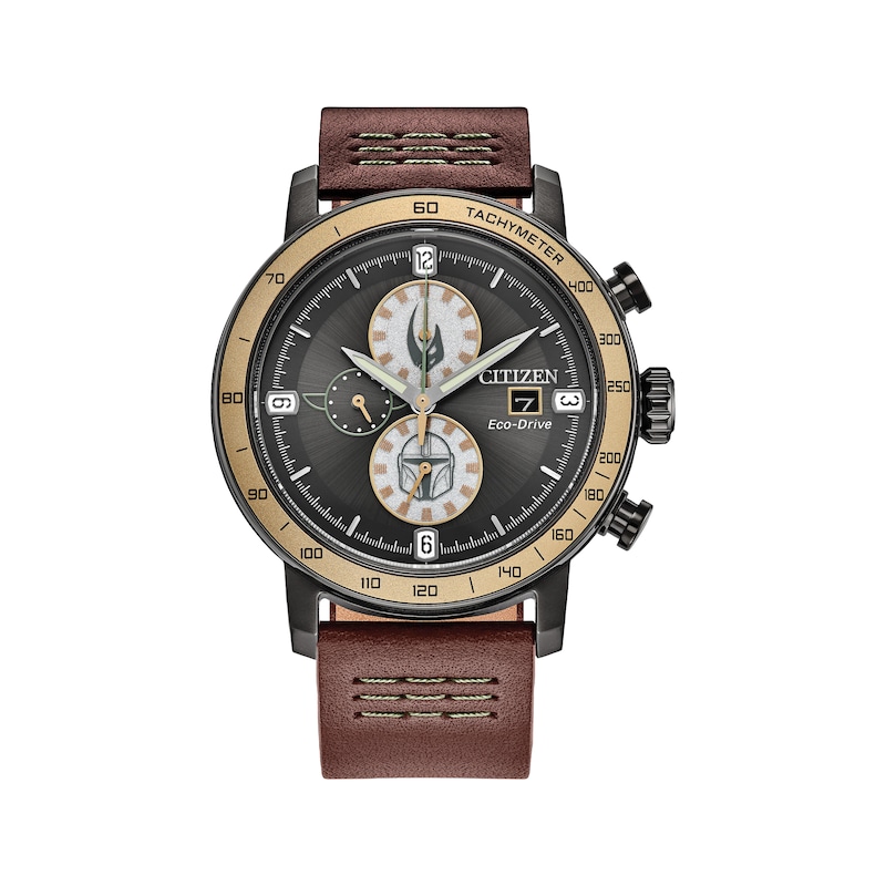 Main Image 1 of Disney x Citizen Eco-Drive® Mandalorian Chronograph 43.6mm Men's Watch CA0857-09W
