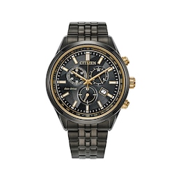 Citizen Eco-Drive Dress Classic LIGHT in BLACK 42mm Men's Watch AT2576-68E