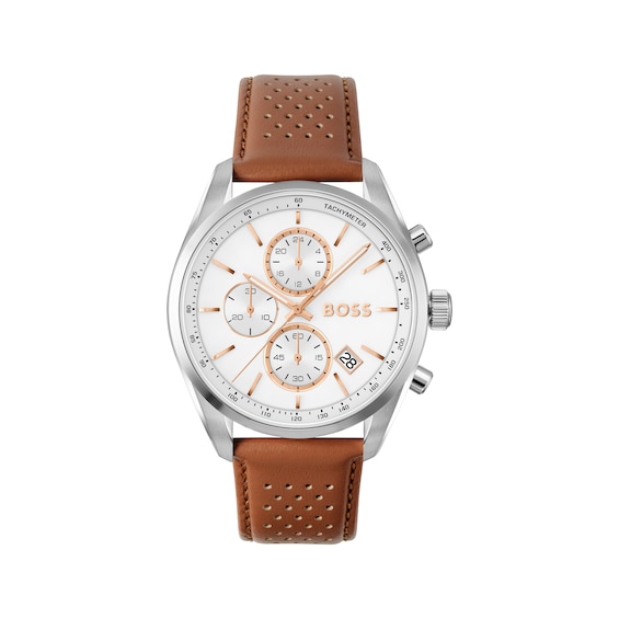 Hugo Boss Grand Prix Chronograph 44.5mm Men's Watch 1514313
