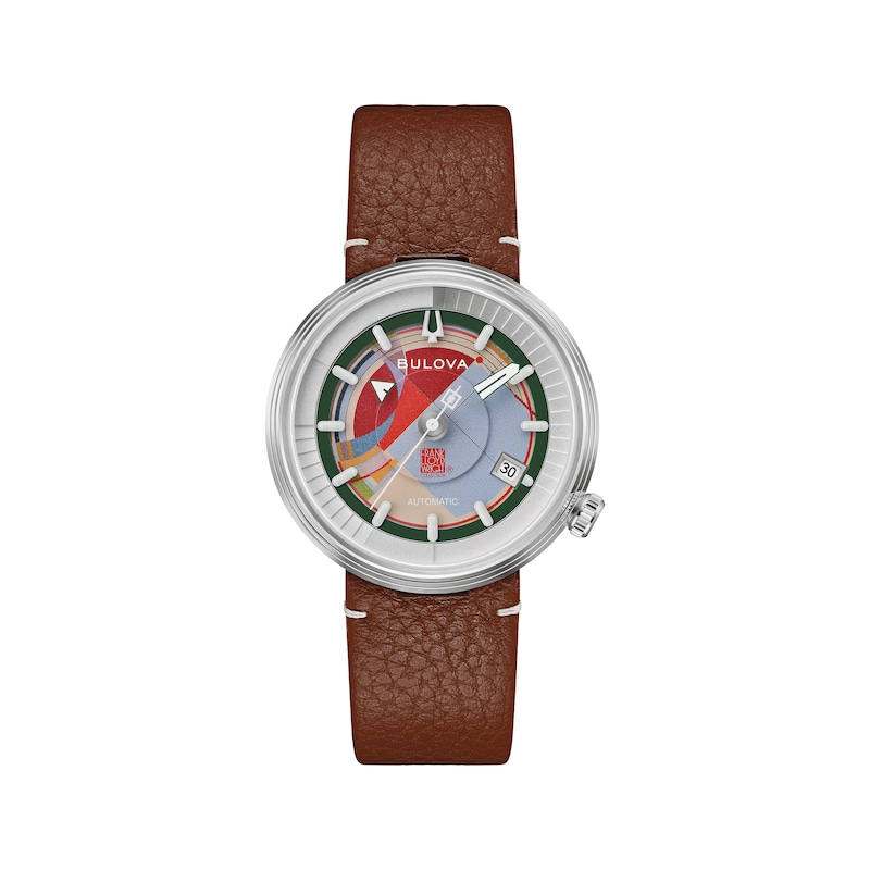 Main Image 1 of Bulova Frank Lloyd Wright David and Gladys Wright House 38mm Automatic Men's Watch 96B486