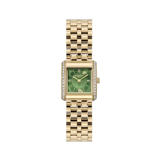 Olivia Burton London Squared Mini Dial Crystal 21mm Women's Watch 24000382