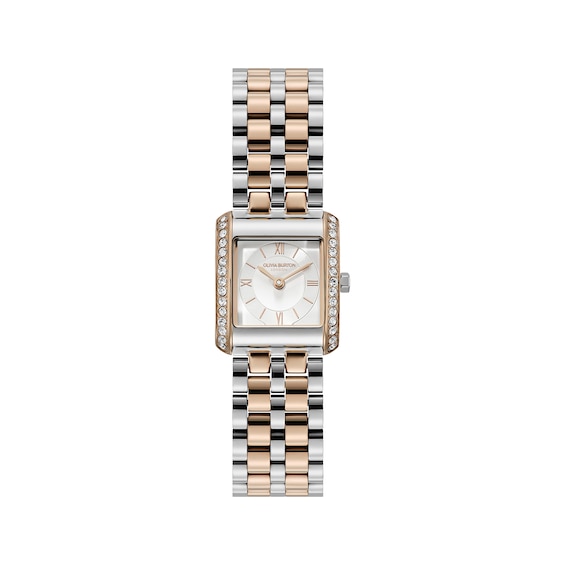 Olivia Burton London Squared Mini Dial Crystal 21mm Women's Watch 24000384