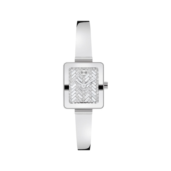 Movado BOLD Bangle Mini Crystal-Set 20mm Women's Watch 3601426