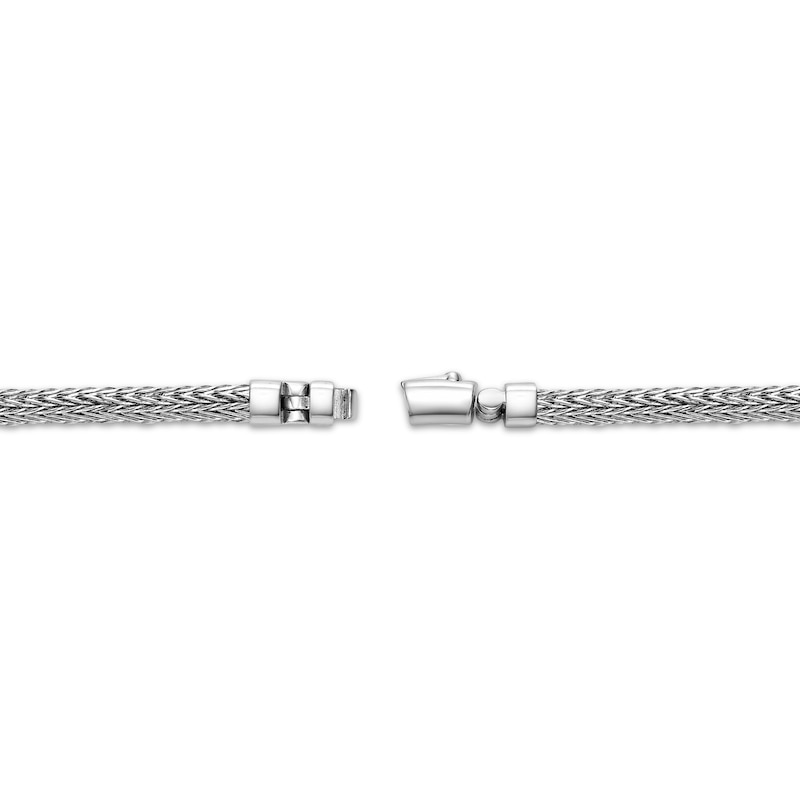 Main Image 3 of 7mm Braided Bali Bracelet Solid Stainless Steel 8.5"