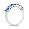 Thumbnail Image 3 of Le Vian Natural Blue Sapphire Ring 1/5 ct tw Diamonds 14K Vanilla Gold
