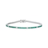 Thumbnail Image 1 of Le Vian Emerald Bracelet 3/8 ct tw Diamonds 14K Vanilla Gold