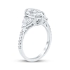 Thumbnail Image 2 of Memories Moments Magic Lab-Grown Diamonds Marquise & Trillion-Cut Three-Stone Engagement Ring 3-1/3 ct tw 14K White Gold