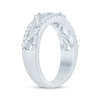 Thumbnail Image 2 of KAY Bow Collection Baguette & Round-Cut Lab-Grown Diamond Anniversary Ring 3/8 ct tw 14K White Gold