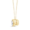 Thumbnail Image 2 of KAY Lab-Grown Diamonds Round-Cut Solitaire Bezel Necklace 1/5 ct tw 10K Yellow Gold 18" (F/SI2)
