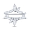 Thumbnail Image 3 of Now + Forever Lab-Grown Diamonds Marquise & Round-Cut Enhancer Ring 1 ct tw 14K White Gold