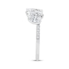 Thumbnail Image 2 of Now + Forever Lab-Grown Diamonds Marquise-Cut Enhancer Ring 1 ct tw 14K White Gold