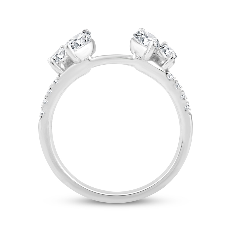 Main Image 3 of Now + Forever Lab-Grown Diamonds Marquise-Cut Enhancer Ring 1 ct tw 14K White Gold
