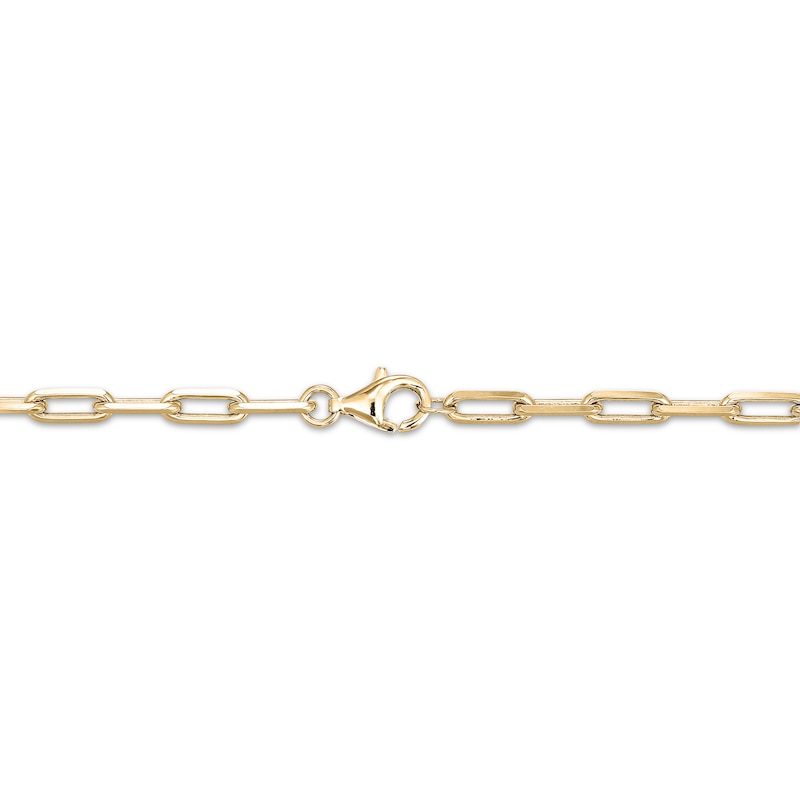 Main Image 4 of STUDIO BY KAY Emerald-Cut Pink Lab-Created Sapphire Y-Drop Necklace 24K Yellow Gold Vermeil Sterling Silver 18"
