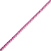 Thumbnail Image 2 of STUDIO BY KAY Heart-Shaped Lab-Created Ruby Line Bracelet Sterling Silver 7.25"