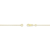 Thumbnail Image 2 of STUDIO BY KAY Lab-Created Ruby "Love" Script Bracelet 24K Yellow Gold Vermeil Sterling Silver 7.25"