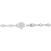 Thumbnail Image 3 of Milestones Lab-Grown Diamond Station Bracelet 3 ct tw 10K White Gold 7.25"