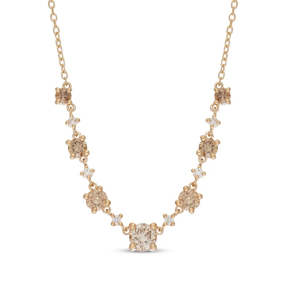 Neil Lane Desert Diamonds Graduating Necklace 1 ct tw 14K Yellow Gold 18"