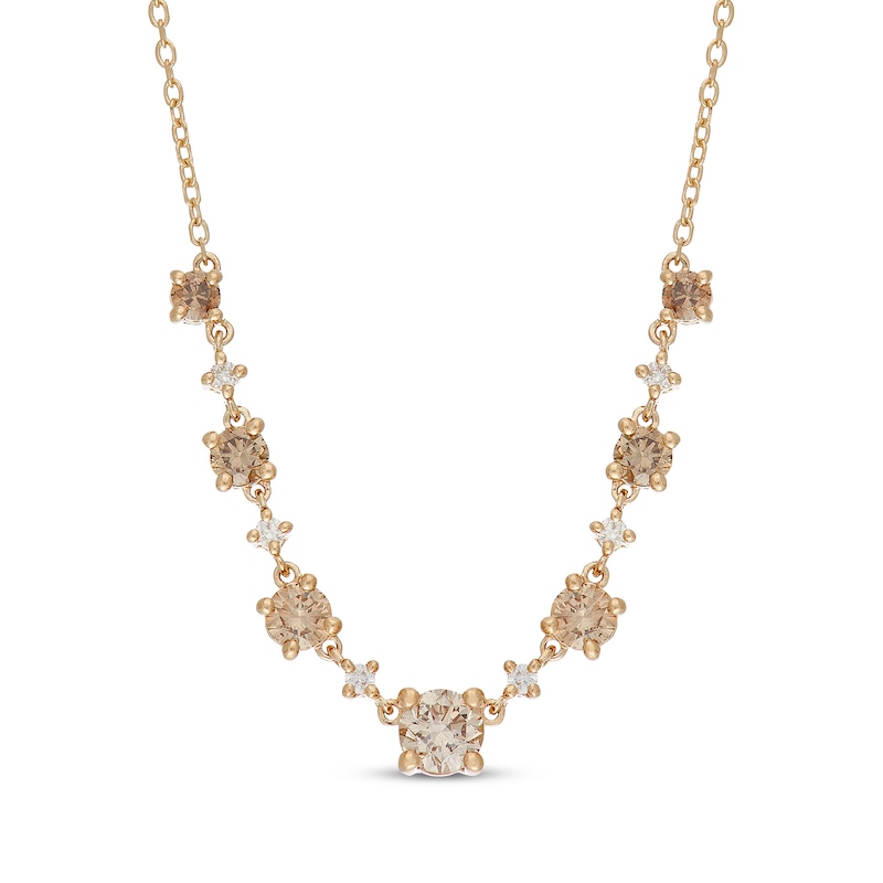 Main Image 1 of Neil Lane Desert Diamonds Graduating Necklace 1 ct tw 14K Yellow Gold 18"