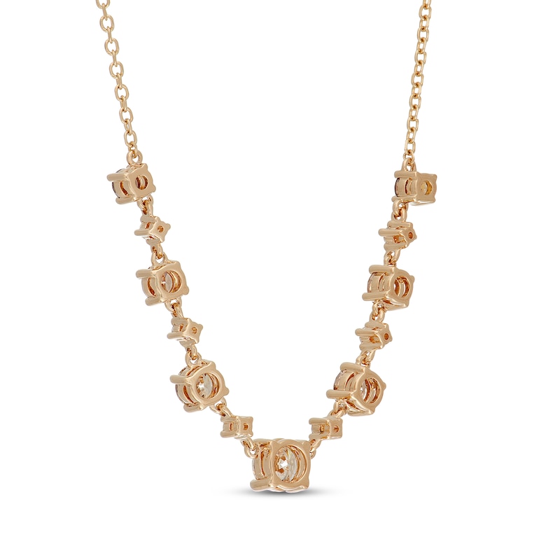 Main Image 3 of Neil Lane Desert Diamonds Graduating Necklace 1 ct tw 14K Yellow Gold 18"