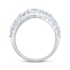 Thumbnail Image 2 of KAY Lab-Grown Diamonds Marquise & Round-Cut Crossover Fashion Ring 2-1/2 ct tw 10K White Gold