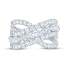 Thumbnail Image 3 of KAY Lab-Grown Diamonds Marquise & Round-Cut Crossover Fashion Ring 2-1/2 ct tw 10K White Gold