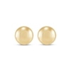 Thumbnail Image 2 of Flat Ball Stud Earrings 14K Yellow Gold 8mm