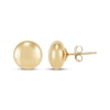 Thumbnail Image 3 of Flat Ball Stud Earrings 14K Yellow Gold 8mm