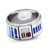 Thumbnail Image 1 of Star Wars R2-D2 Garnet & Diamond Accent Ring Sterling Silver