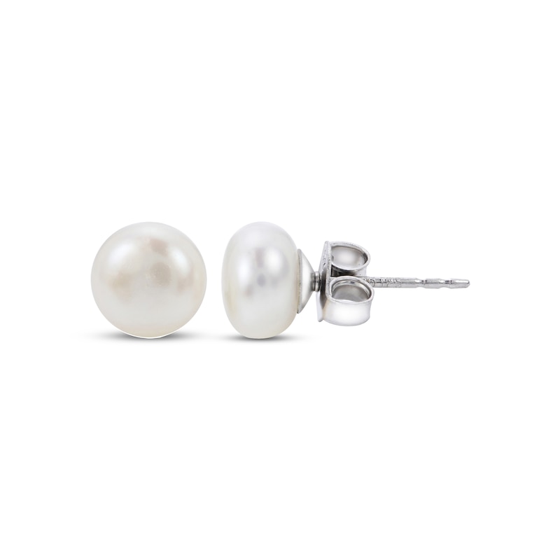 Main Image 3 of Cultured Pearl Set Necklace, Bracelet & Earrings Sterling Silver