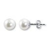 Thumbnail Image 1 of Cultured Pearl Earrings 14K White Gold